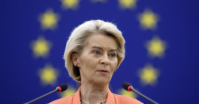 Commissievoorzitter Ursula von der Leyen is volgens ingewijden gekant tegen hard optreden tegen Israël. Foto    GUILLAUME HORCAJUELO/EPA  