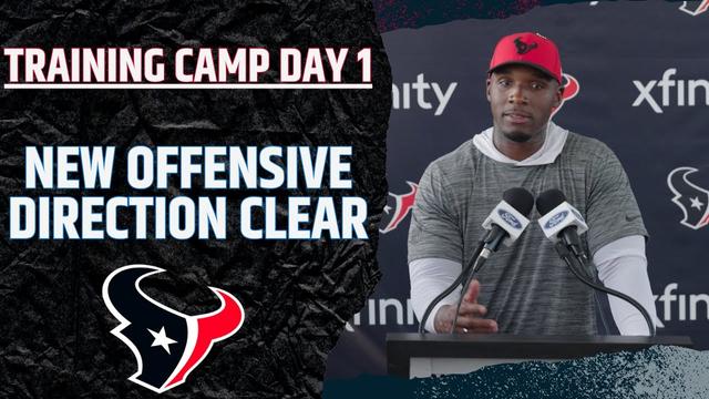 The Houston Texans Get New Offense Started as Training Camp Begins