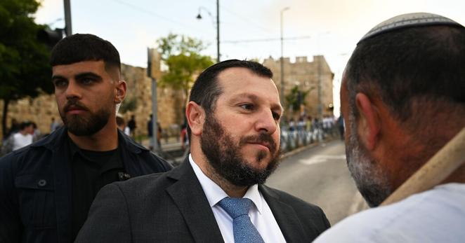 Amichay Eliyahu, Israel’s heritage minister, in Jerusalem in 2023. Opposition politicians quickly condemned his latest comments.