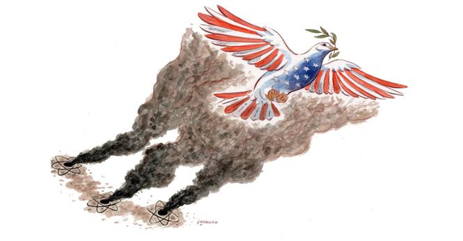 The Wall Street Journal depicts the bombing of Iran as an act of peace.