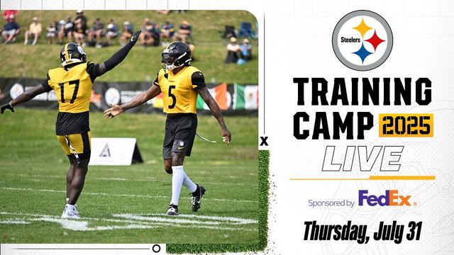 Watch Steelers Practice on July 31 | Training Camp Live | Pittsburgh Steelers