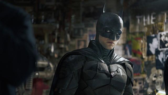 Robert Pattinson in 'The Batman,' 2022.
