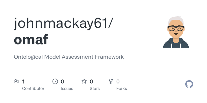 Ontological Model Assessment Framework. Contribute to johnmackay61/omaf development by creating an account on GitHub.
