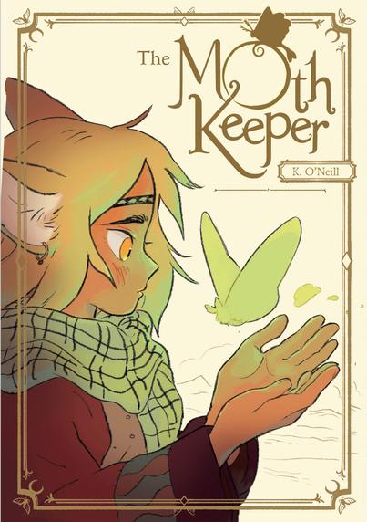 Book cover for The Moth Keeper by K. O'Neill