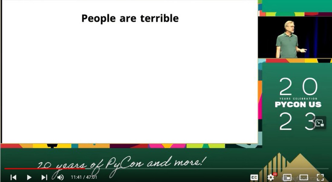 Ned Batchelder (@nedbat@hachyderm.io) - Hachyderm.io