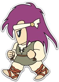 Faris in the bard job outfit