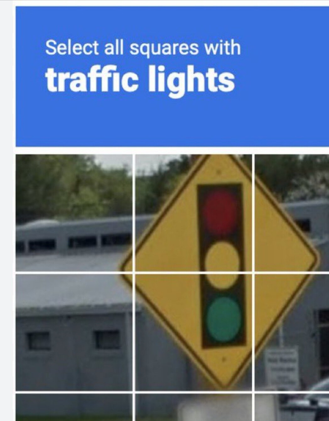 Zuckerberg Circles Traffic Lights in Real-Life Captcha Joke