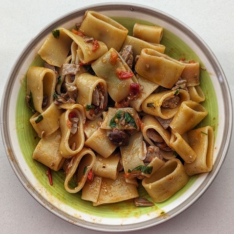 Dish of pasta
