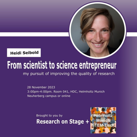 From scientist to science entrepreneur - my pursuit of improving the quality of research