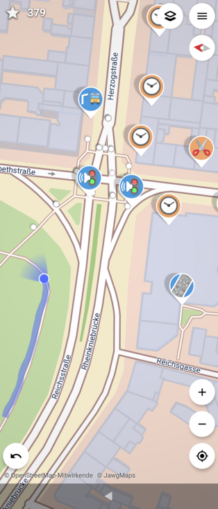 StreetComplete screenshot in Düsseldorf