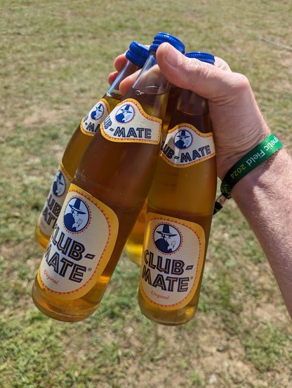 4 bottles of Club-mate