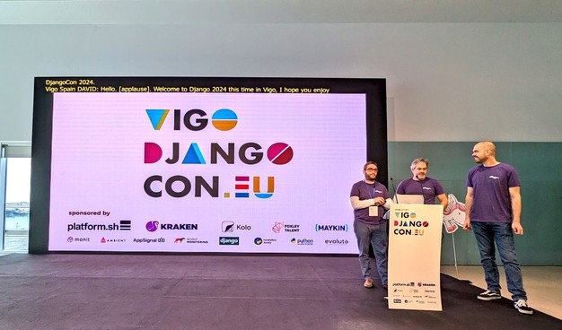 DjangoCon stage