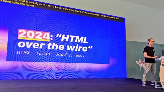 Slide: 2024 "HTML over the wire"