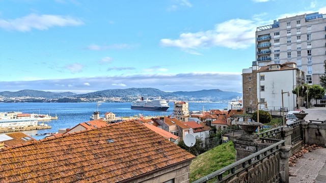 View of the Vigo port