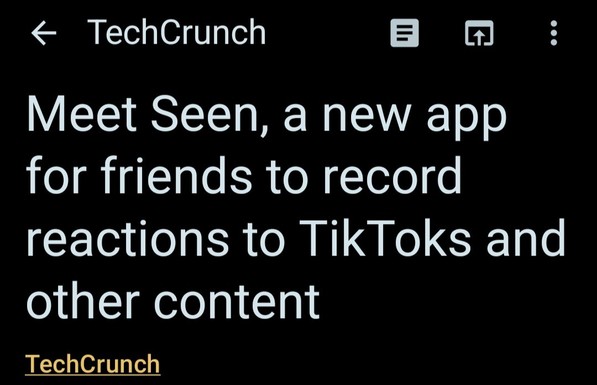 Meet Seen, a new app for friends to record reactions to TikToks and other content
