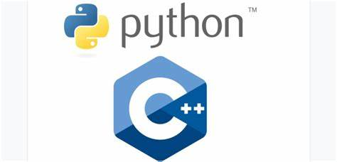 C++ and Python logos
