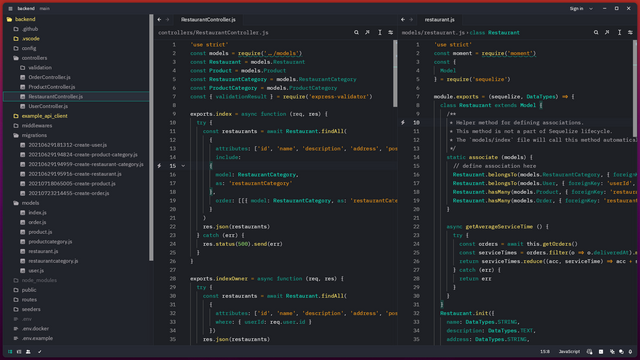 Screenshot of Zed, a code editor.