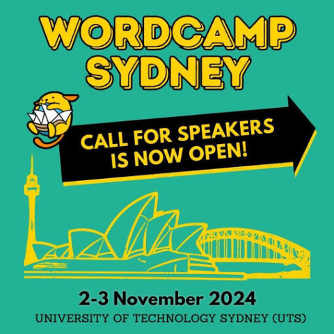 WordCamp Sydney Call for Speakers