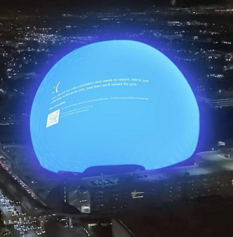 The Sphere but with a BSOD.
