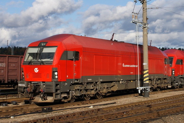 A Eurorunner Diesel Locomotive but it doesnt have the typical front. It uses a Front from an Vectron locomotive. Looks very silly. 