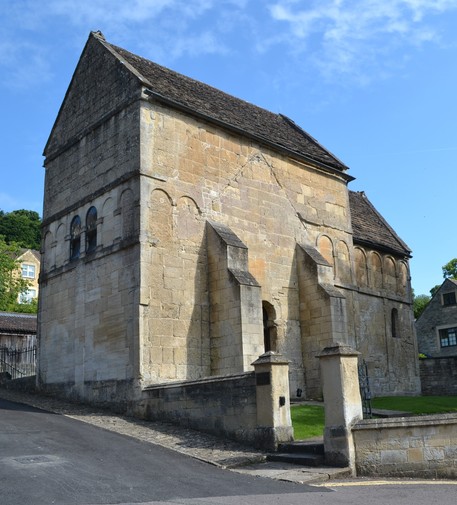 Photo of the Saxon church at Bradford-on-Avon, Wiltshire