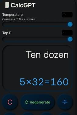 Ten dozen (input)
5×32=160