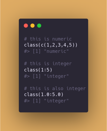 Code snippet with some R nonsense
