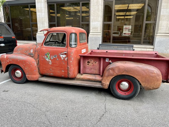 old pickup truck
