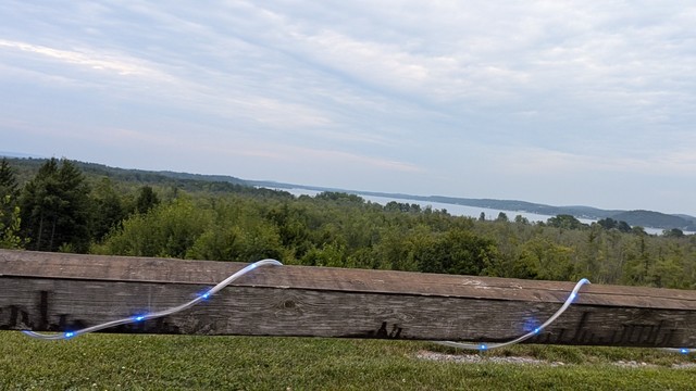 View of Saratoga Lake from Carson's Pub.