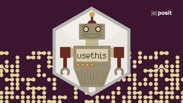 usethis hex sticker of a robot