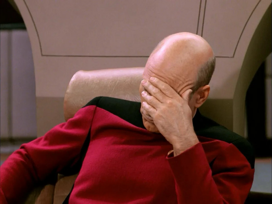 Star Trek face palm meme