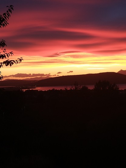 Sunset over Inverness