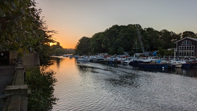 Eel pie island at dawn 