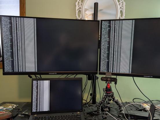 Arch installation on three monitors