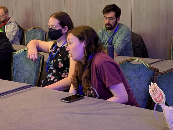 People at the meeting 