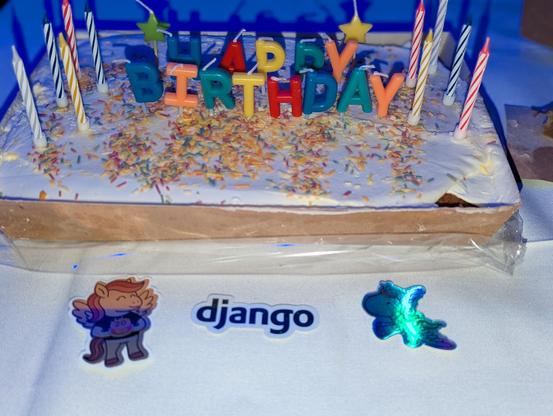 Django Birthday cacke