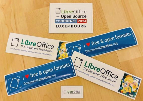 Photo of LibreOffice stickers