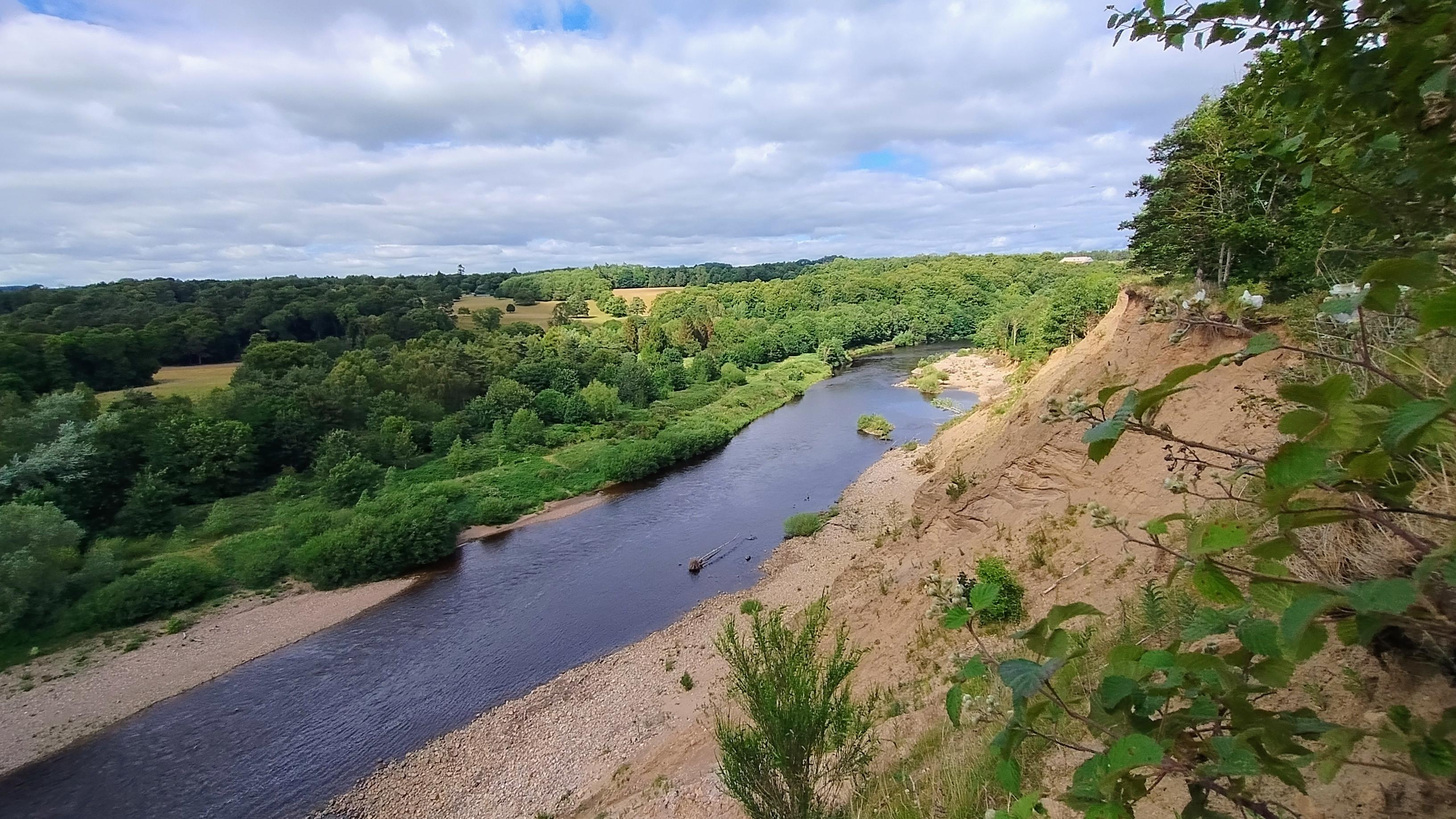 View of the Tyne downstream from Corbridge.