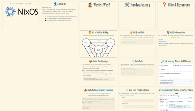 reveal.js overview der folien (ESC oder o drücken auf der Webseite)