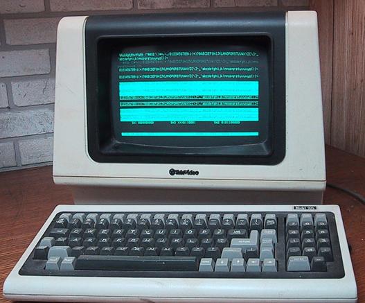 A Televideo 925 terminal. Wikimedia picture.