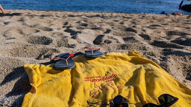 Towel on the beach