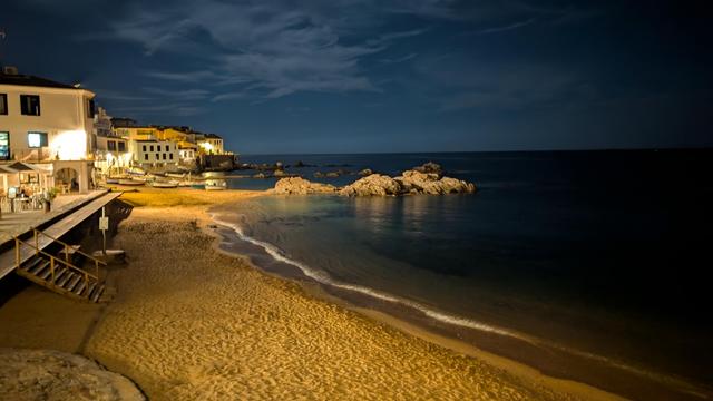 Beach at night