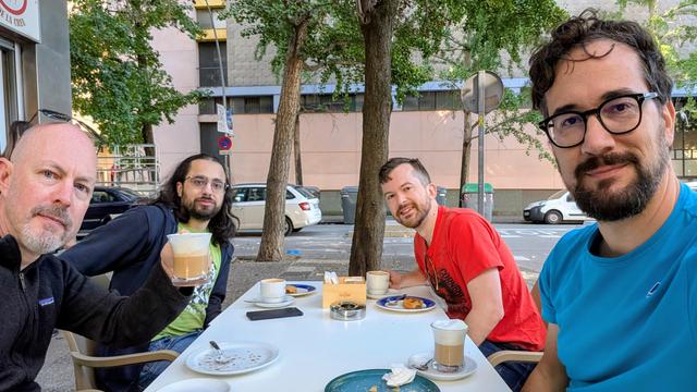 People having breakfast 