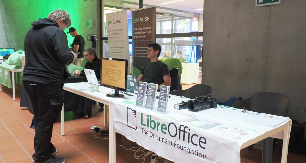LibreOffice stand at the event