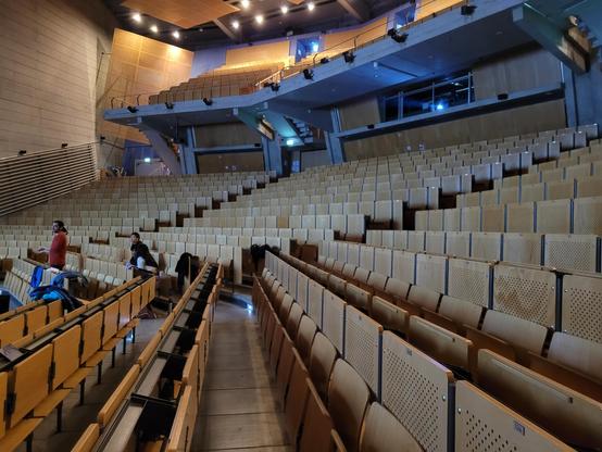 massive lecture hall