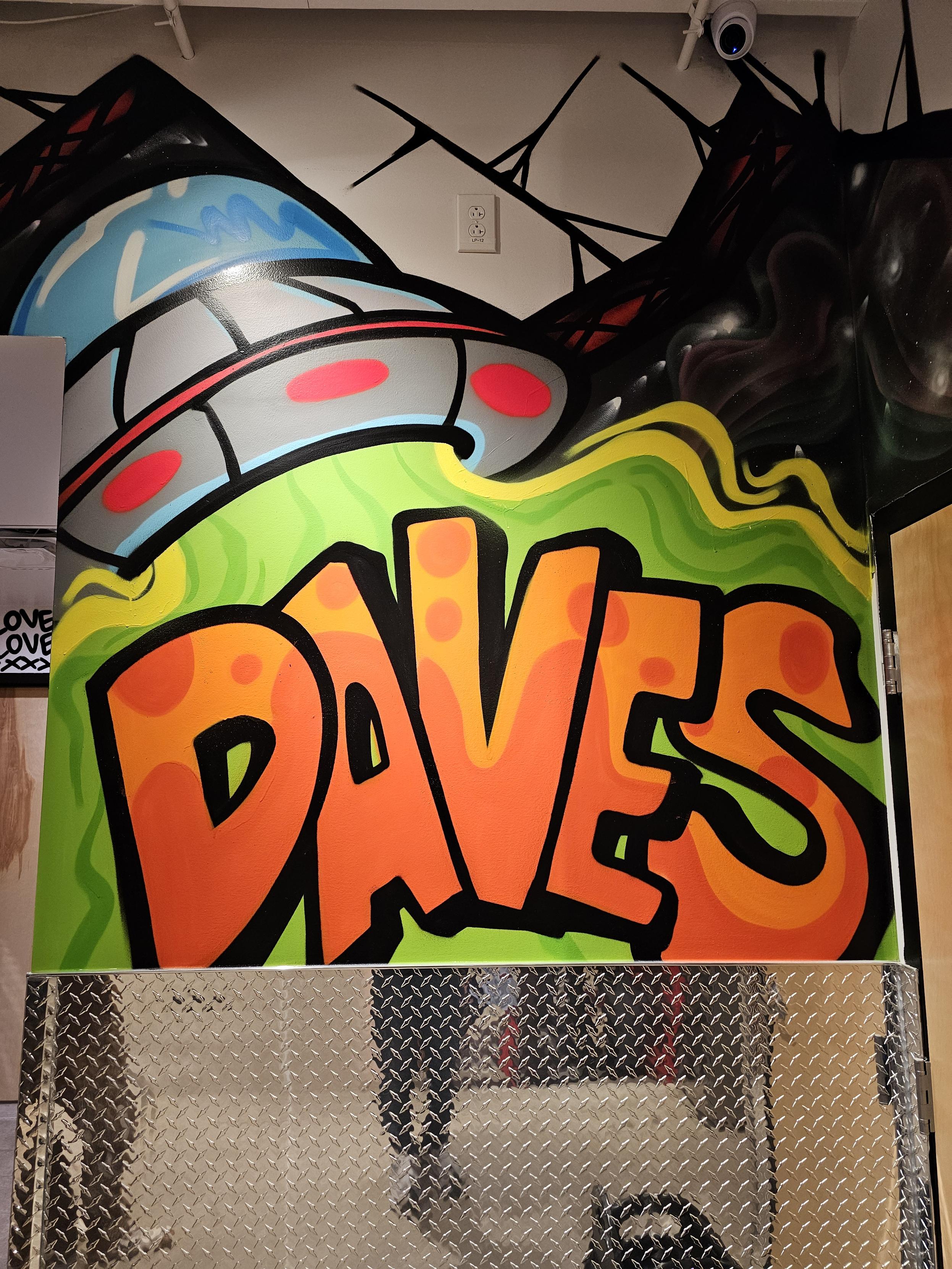 Dave's Hot Chicken Graffiti