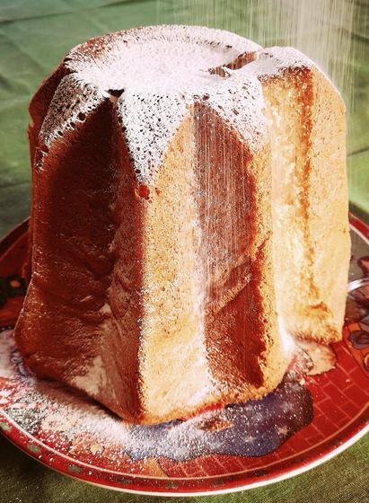 Pandoro is an Italian sweet bread, most popular around Christmas and New Year. Typically a product of the city of Verona, Veneto, pandoro traditionally has an eight-pointed shape.