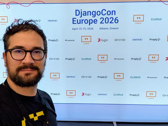 Selfie at the conference 