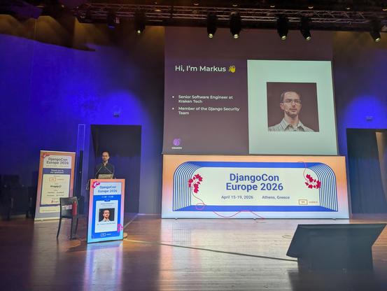 Speaker on the stage