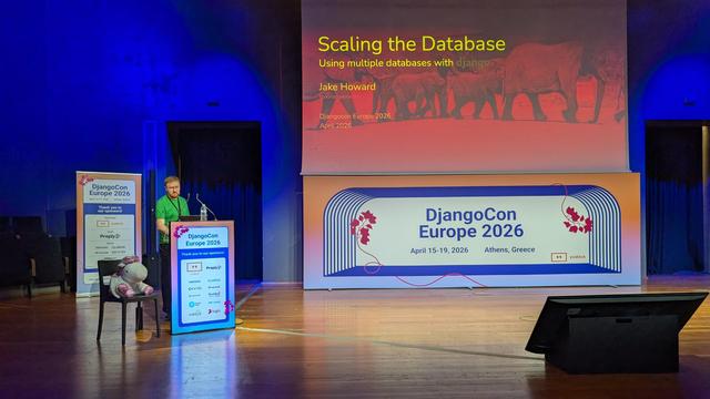 Speaker on the stage